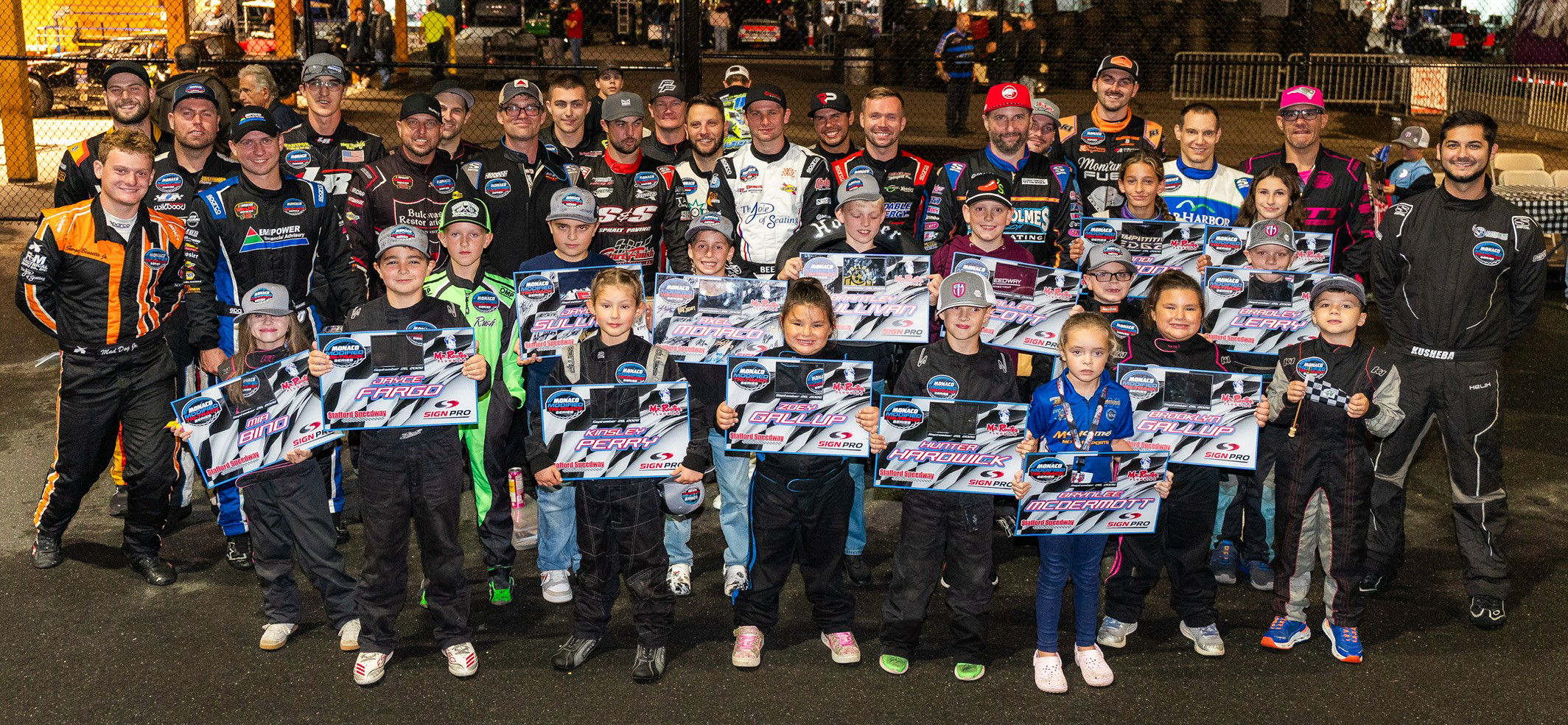 Wild Thing Kart Drivers at Stafford's NAPA Fall Final